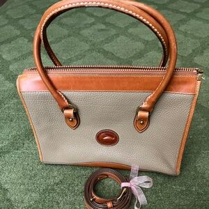 Vintage Rooney & Bourke Satchel Taupe/Brown